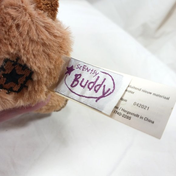 Scentsy Buddy Hamish the Highland Cow Brown Plush Vanilla Bean Scent Clip 8" - Picture 11 of 14